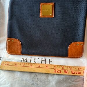 Miche Navy and Brown Vegan Bag, Brand New travel bag or daily carryall